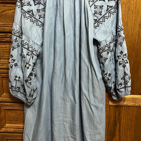 Nurture by Westbound dress, blue, size Large, 3/4 sleeves worn once, smoke free - Picture 6 of 13